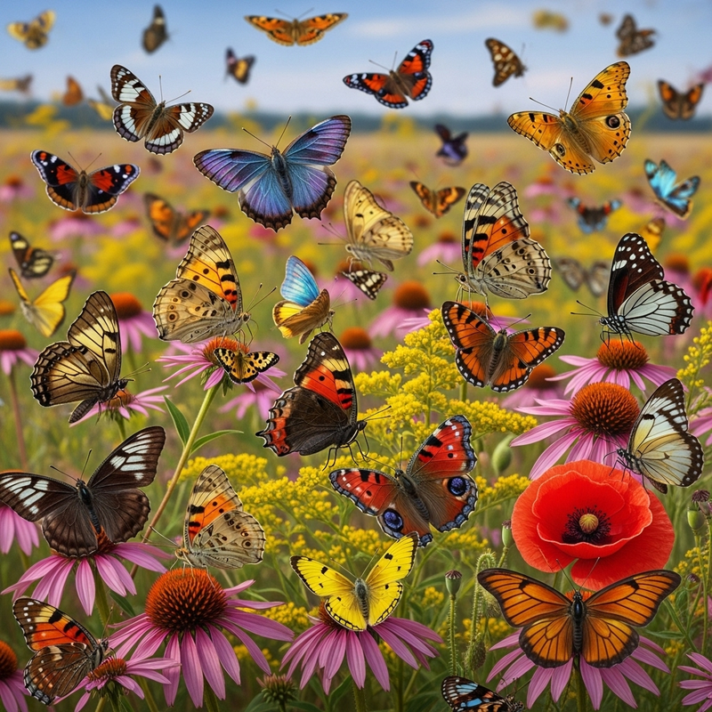 Butterfly Motion SVG Animation