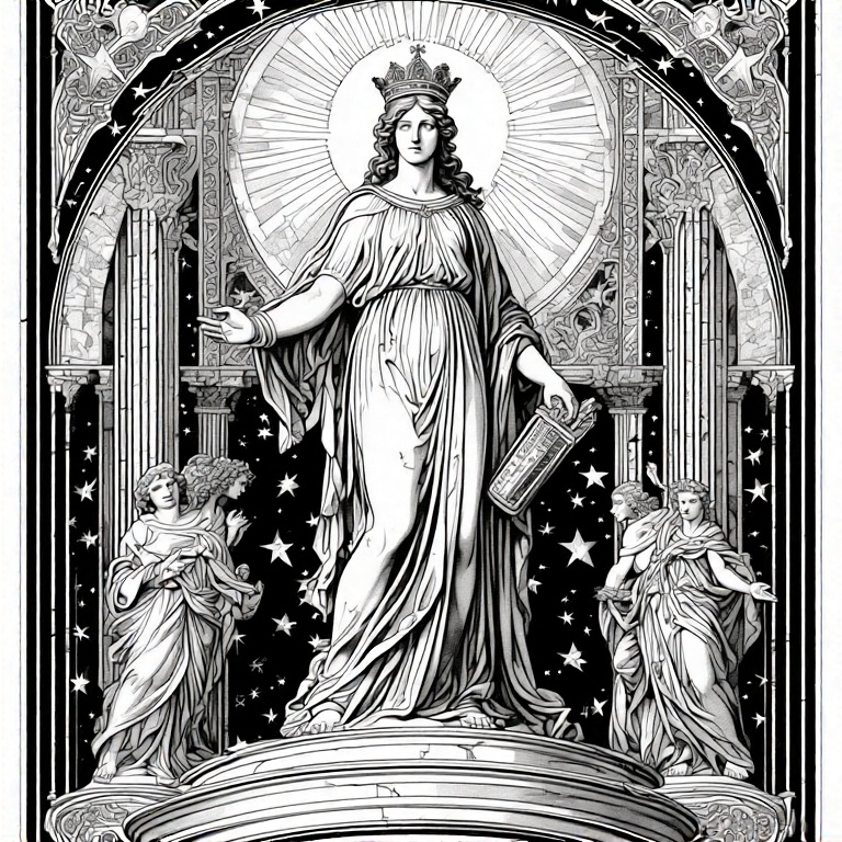 Monochromatic-illustration-of-12
