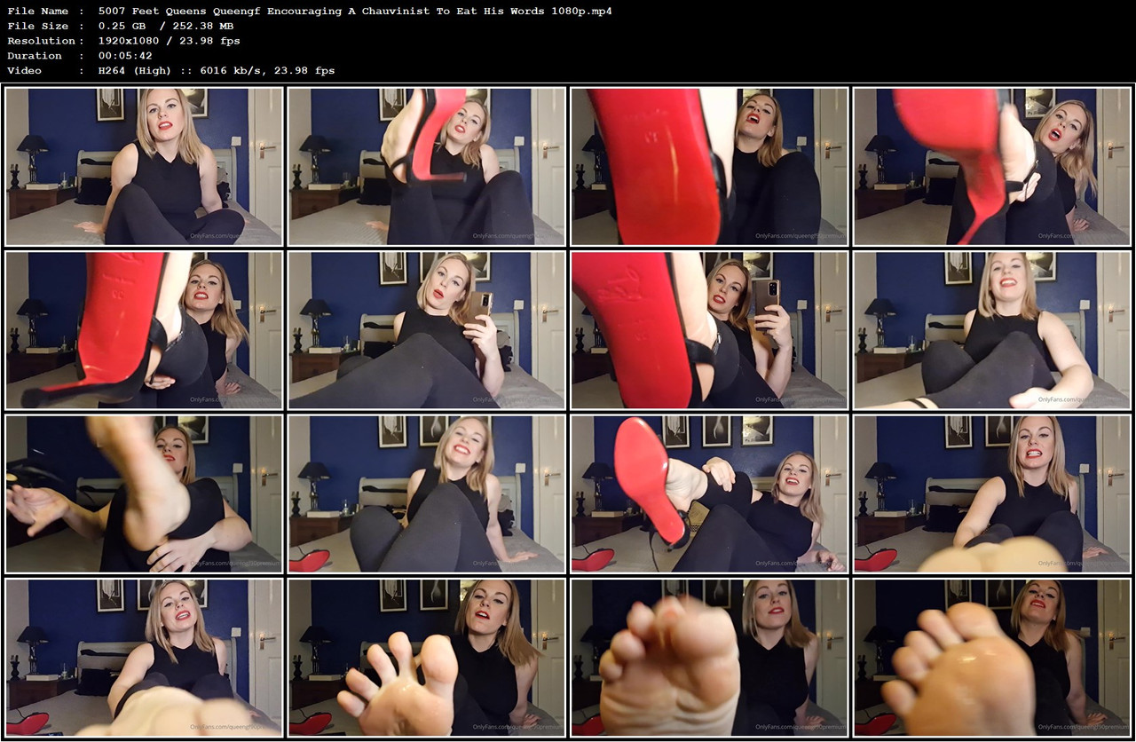 5007 Feet Queens Queengf Encouraging A Chauvinist To Eat His Words 1080p mp4