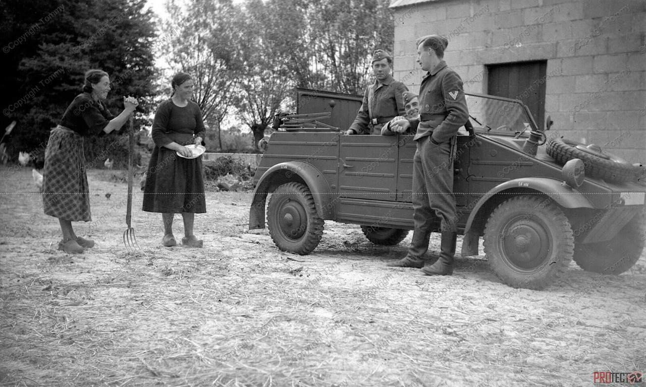 negative negativ foto Front ostfront VW Kübelwagen Soldaten Luft