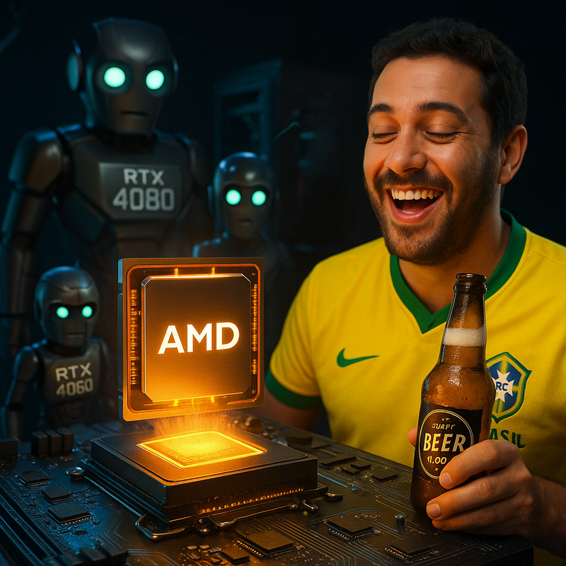 🔥 Nova APU da AMD com desempenho de RTX 4060? O sonho gamer BR está mais perto (ou não)