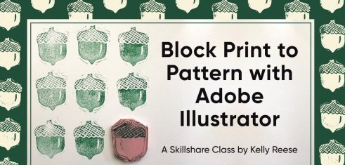Block Print to Pattern with Adobe Illustrator