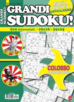 Grandi Sudoku N.84 - Agosto-Settembre 2024