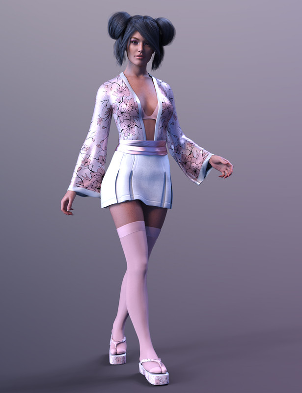 dForce X Fashion Kimono Style Set for Genesis 9 dForce X Fashion Kimono Style Set for Genesis 9