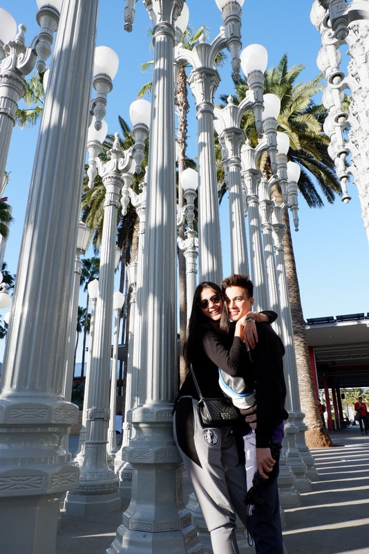 Baim dan Paula di LACMA