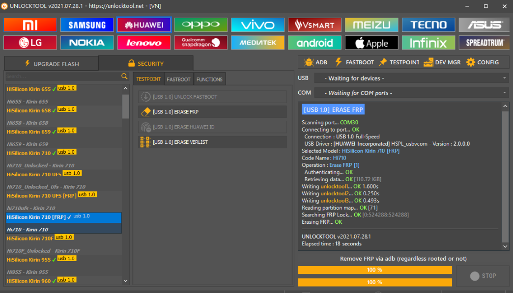 HOT Honor 8X FRP Reset Done By UnlockTool MartviewForum