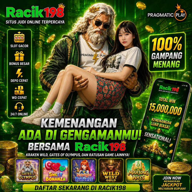RACIK198 | Kombinasi Spesial Server Nexus Engine & Slot777 Terkemuka