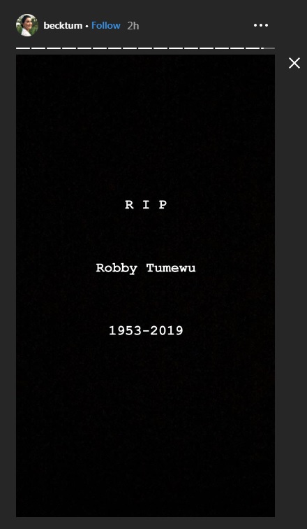 Robby Tumewu Tutup Usia