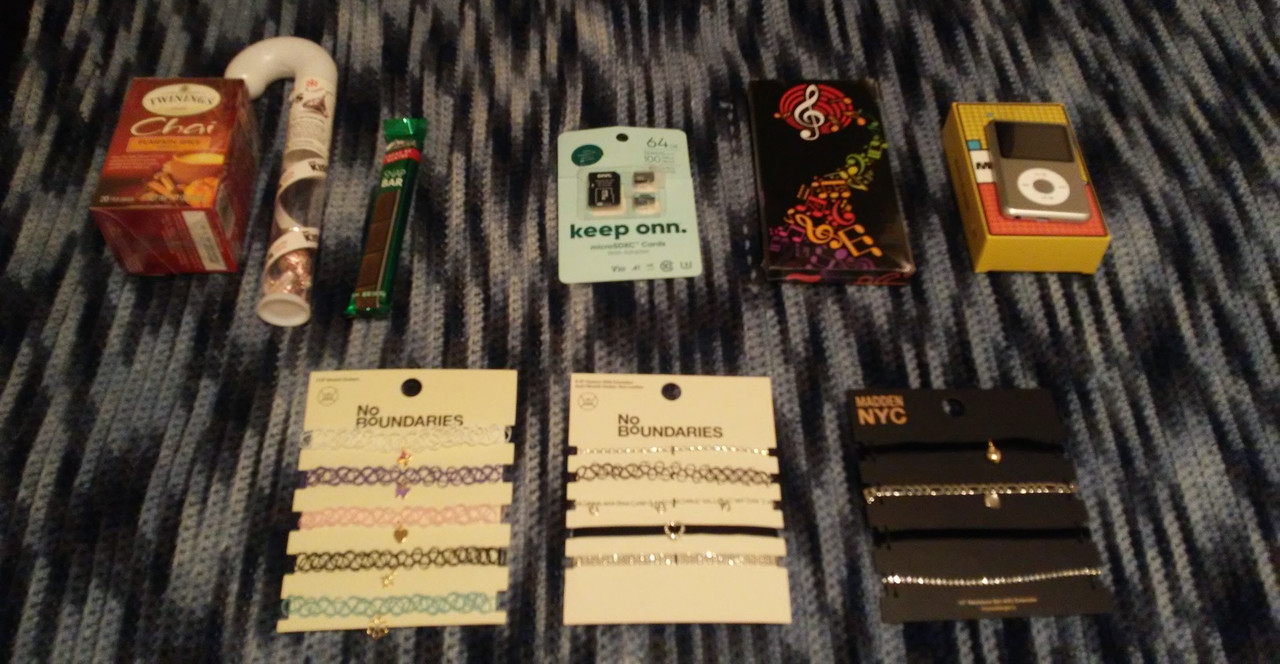 20241225_183832 - (almost!) everything i got for christmas :> i didnt take a pic of the loofah i got