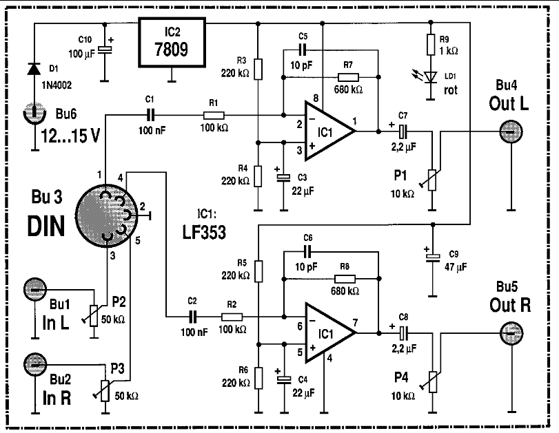 Chinch DIN Pegelanpassung Conrad