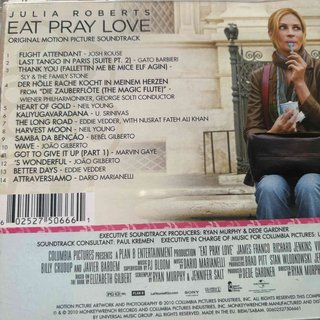 Eat Pray Love Â Original Motion Picture Soundtrack : Various Artists : CD