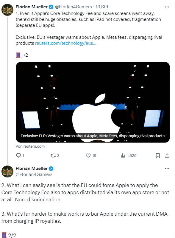 EU-Wettbewerbskomssion und Apple EU-Wettbewerbskomssion und Apple