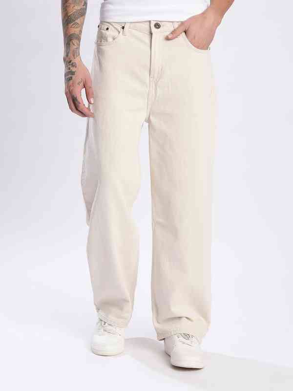 49f549c4 84de 4dfd a1cd b04613c71b151745001139077 The Roadster Lifestyle Co Men Beige Pure Cotton Ri