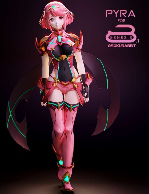 Pyra for Genesis 8 and 8.1 Female Pyra for Genesis 8 and 8.1 Female