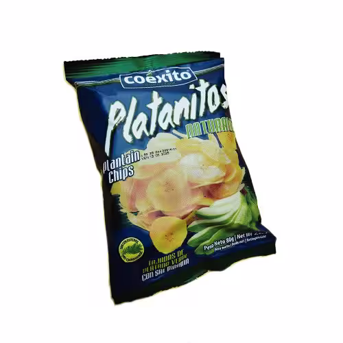 Platanitos Naturales Coexito Pqte 80 Gr.