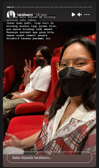 Tara Basro dan Daniel Adnan kencan di bioskop