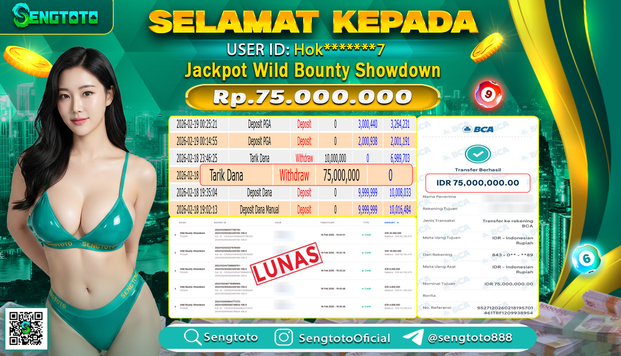 BUKTI PEMBAYARAN SLOT WILD BOUNTY SHOWDOWN