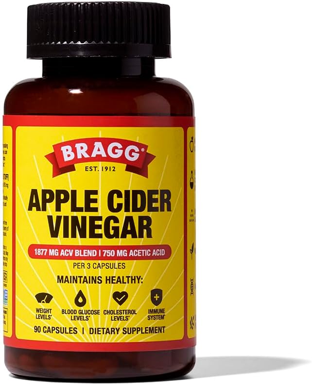 Bragg Apple Cider Vinegar Capsules with Vitamin D Zinc Buy On Amazon