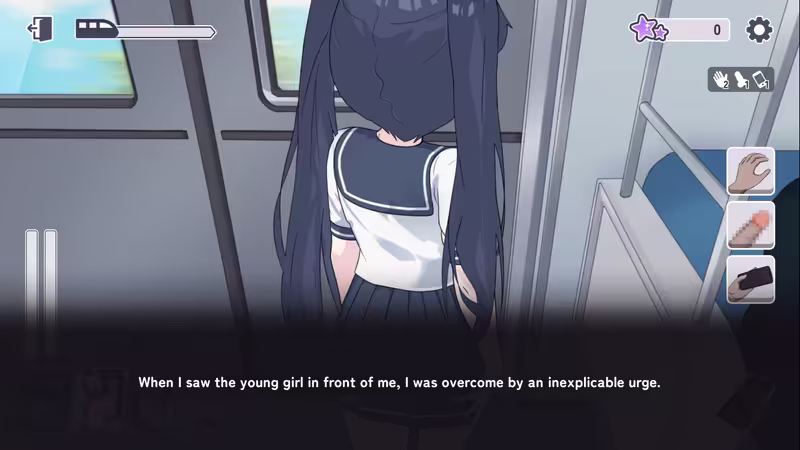 Commuter Train Girl Caught on Hidden Cam APK