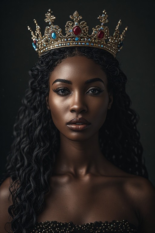 Naked-ebony-Queen-crown-stands-(6)