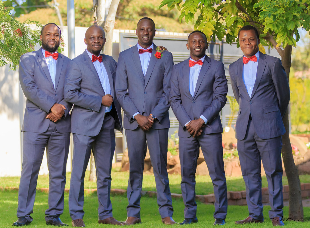 Group wedding photo
