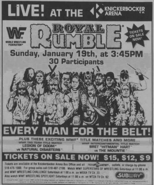Pro Wrestling Ads/Pics - Page 3 Royalrumble1992