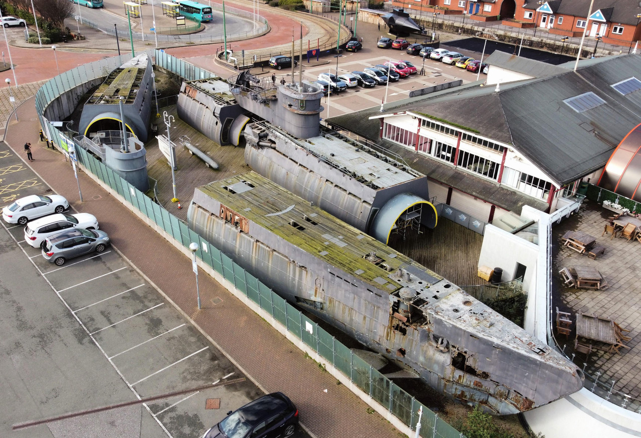 El submarino es parte de una exhibición en el muelle de Birkenhead en Merseyside. Imagen Eco de Liverpool