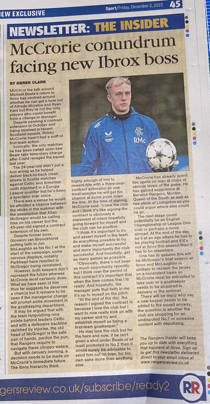 Times McCrorie conundrum IMG_1773