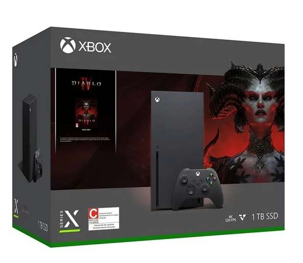 Walmart: Consola Xbox Series X Microsoft Paquete Diablo IV con BBVA a 12MSI 
