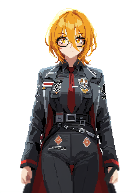 depth of field, 1girl, {{don quixote (limbus company)}}, {{{{pixel art}}}}, flat s-1031220371