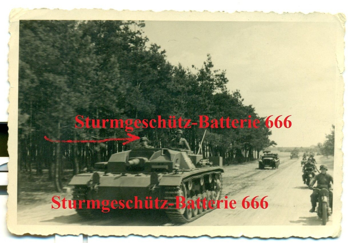 FOTO - STUG-BATTERIE 666 - STURMGESCHÜTZ - In Fa
