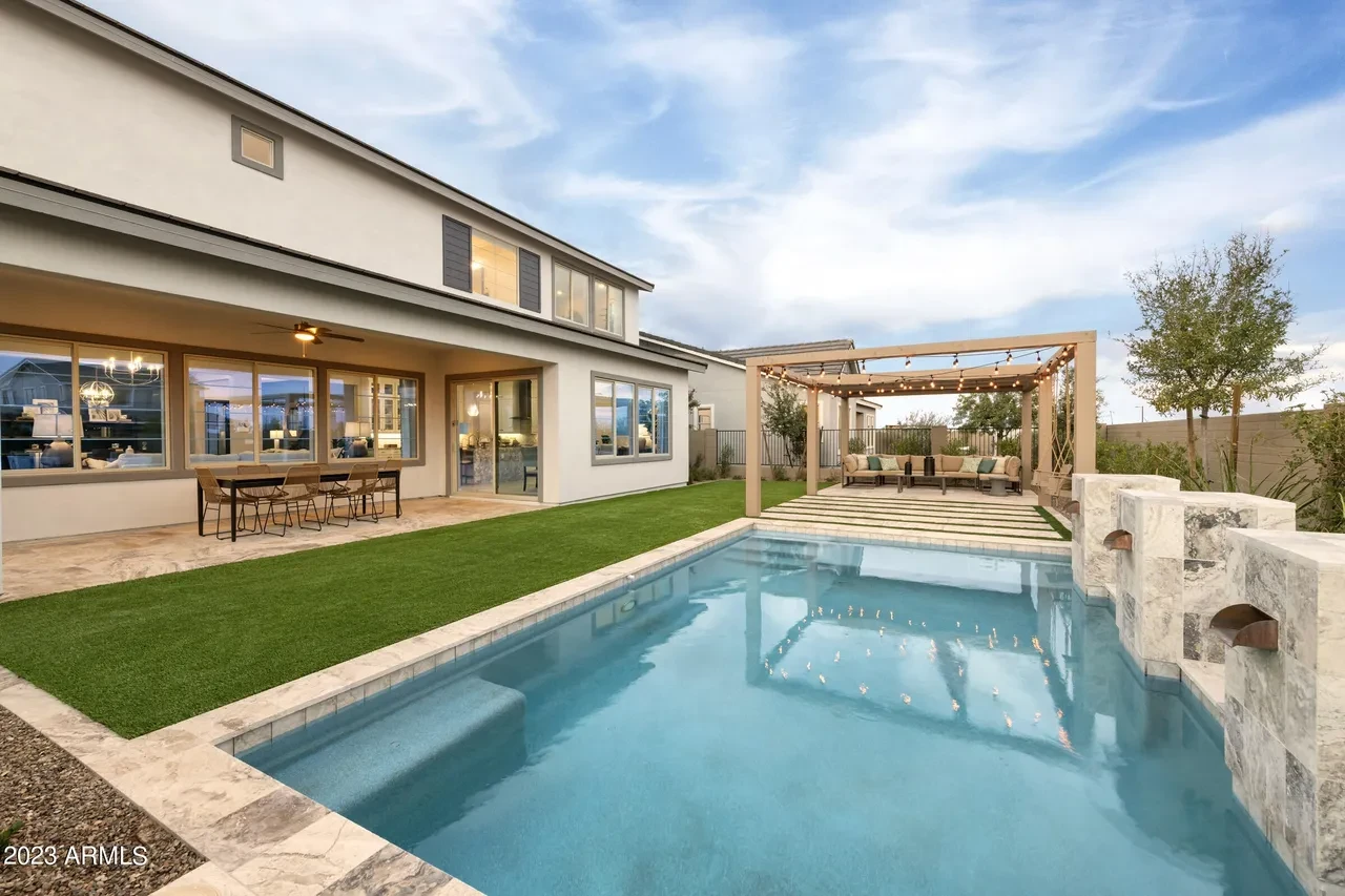 Exterior view of 22506 E Stirrup St, Queen Creek, AZ 85142