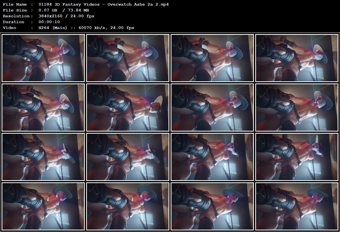 01184 3D Fantasy Videos - Overwatch Ashe 2a 2.mp4