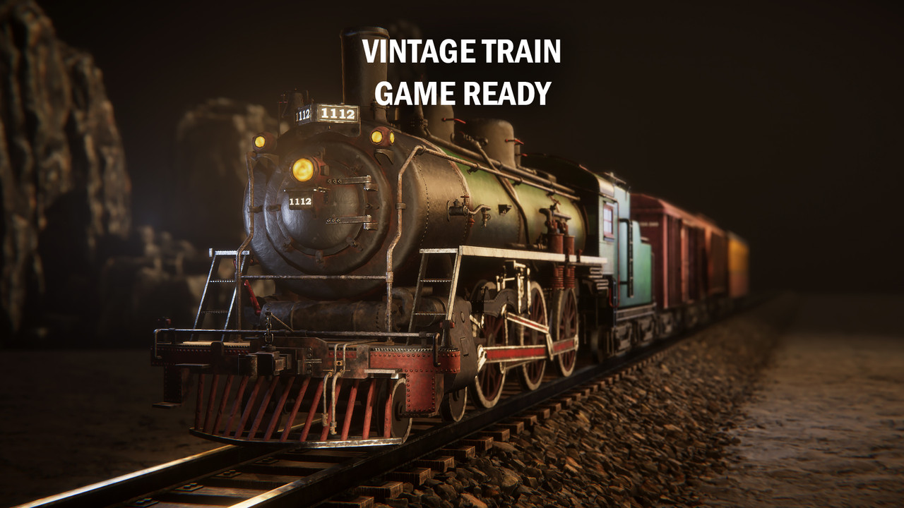 [ Reallusion props ] Vintage train