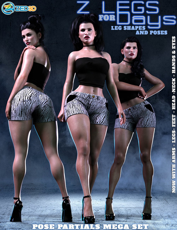 Z Legs for Days Shapes and Poses Mega Set Z Legs for Days Shapes and Poses Mega Set