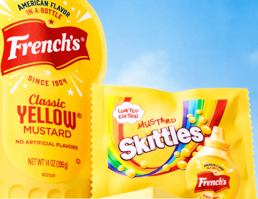 Win Mustard-Flavored Skittles & Swag in French’s Sweepstakes (700 Winners)