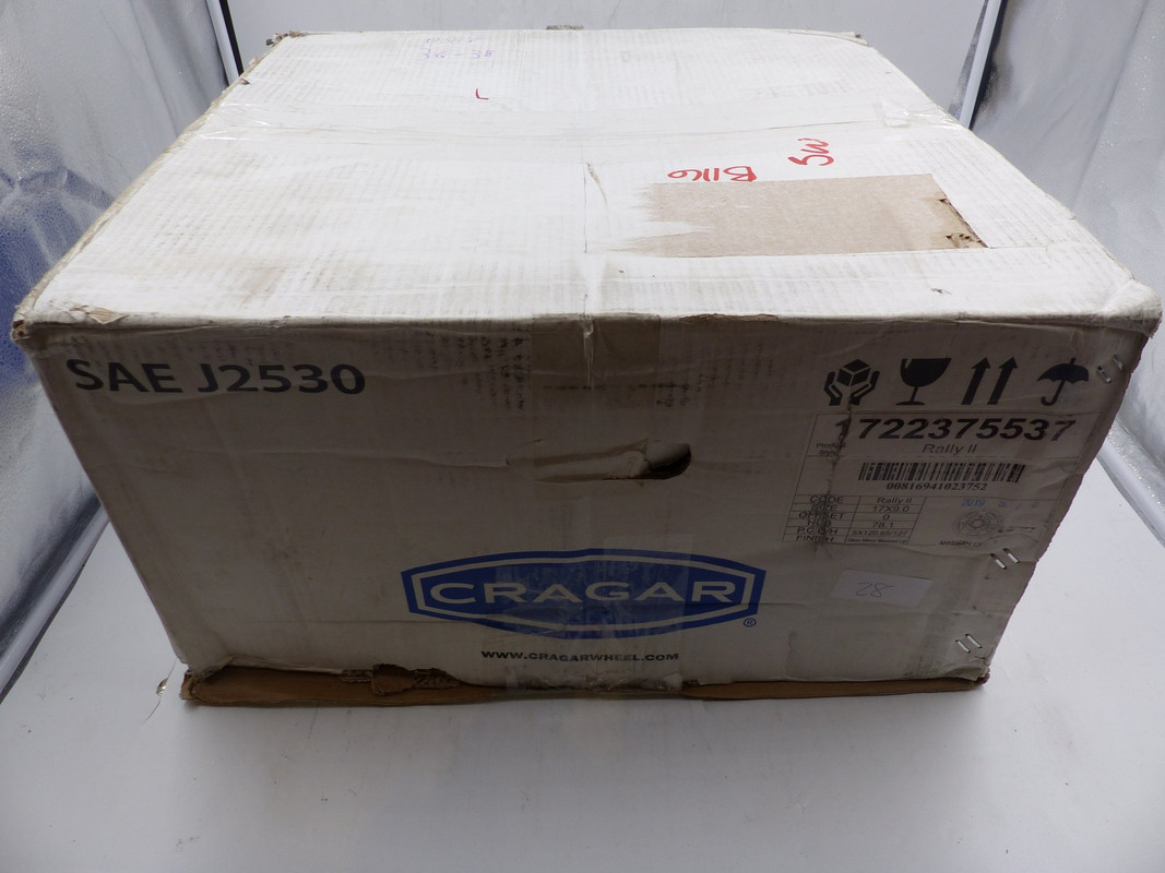 CRAGAR SAE J2530 RALLY II ALUMINUM WHEEL 17X9.0 1722375537 CRAGAR SAE J2530 RALLY II ALUMINUM WHEEL 17X9.0 1722375537
