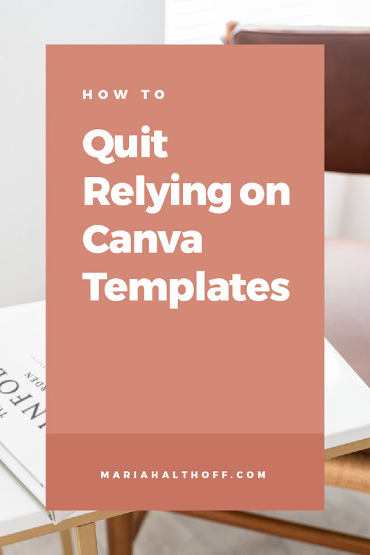 I’m all for making design more accessible, but the problem with Canva is that it limits the value you can provide to your client (which also limits the amount you can charge them!). So today I want to share a few things you can do to quit relying on the same overused Canva templates that are all over Instagram.