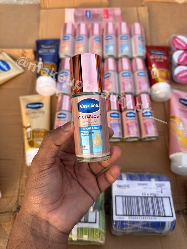 Vaseline GlutaGlow Bright & Dry Ampoule Serum Deodorant 45 ML.