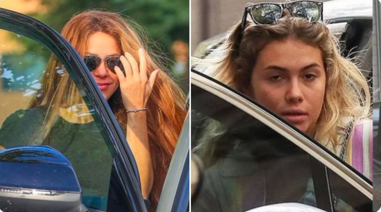 Shakira opaca a Clara Chía con nuevo look para ir por sus hijos al colegio