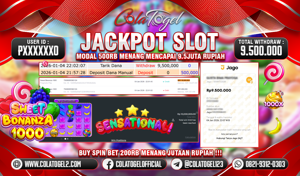 JACKPOT SLOT GACORR!!