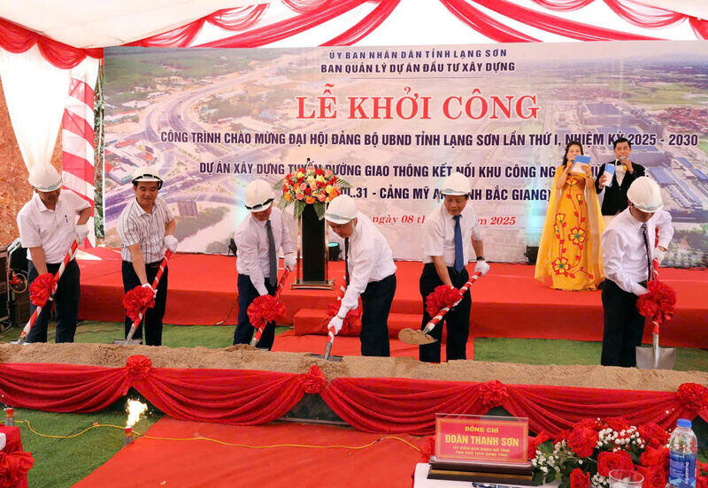 Duong Noi Kcn Huu Lu Dù chỉ dài chưa tới 5km nhưng đây là tuyến đường chiến lược kết nối Lạng Sơn - Bắc Ninh mở lối cho logistics miền núi