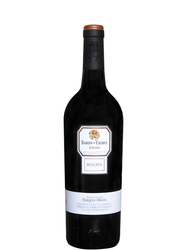 M.de Riscal, Barón de Chirel Rioja Res. op kist