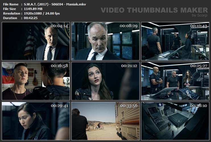 S.W.A.T. (2017) - S06E04 - Maniak.mkv