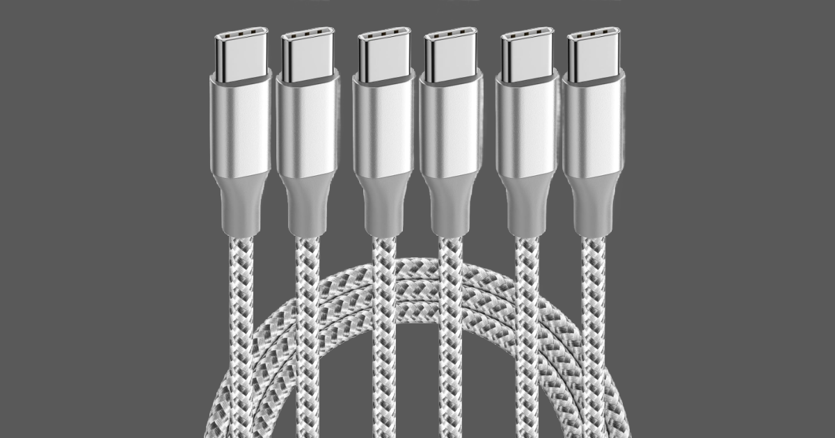 10-Foot USB-C Charging Cables: 3-Pack for .99 on Amazon! 10-Foot USB-C Charging Cables: 3-Pack for .99 on Amazon!