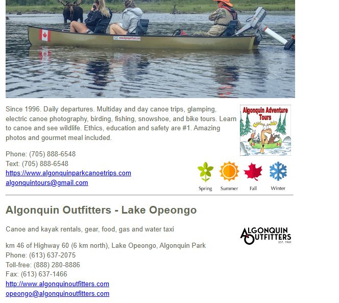 Algonquin Provincial Park en Ontario (Canadá): Visita - Foro USA y Canadá