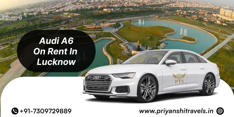 audi on rent in lucknow