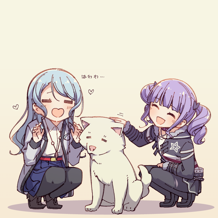 hikawa-sayo-and-udagawa-ako-bang-dream-drawn-by-ayasaka-30f29