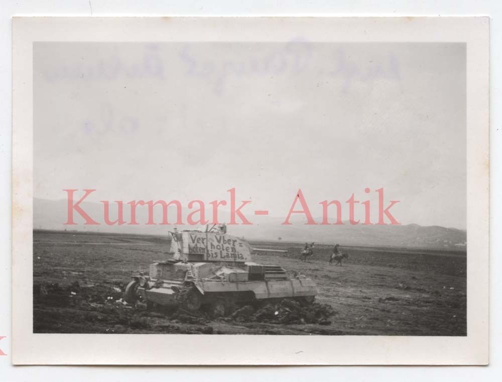 Foto Wehrmacht Gebirgsjäger Griechenland Lamia B