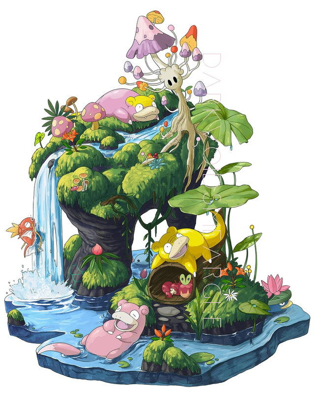 magikarp-wooper-slowpoke-applin-lotad-an